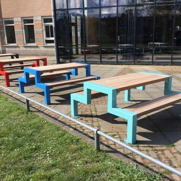 114235 straatmeubilair afvalbak picknicksets picknicktafel